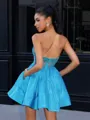 Ball-Gown Sweetheart Beading Short/Mini Taffeta Corset Homecoming Dress