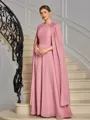 A-line Scoop Pleated Ankle-Length Chiffon Mother of the Bride Dress