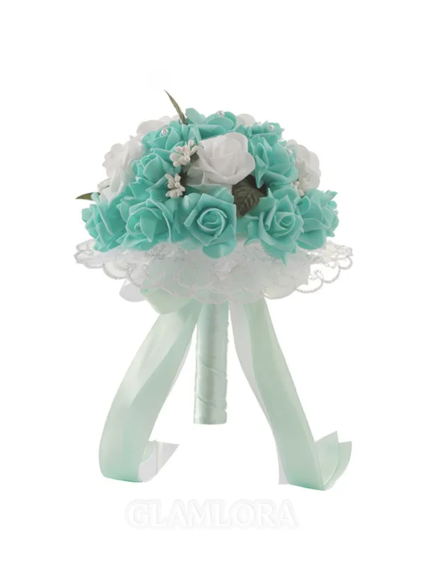 Pretty Round PE Bridal Bouquets