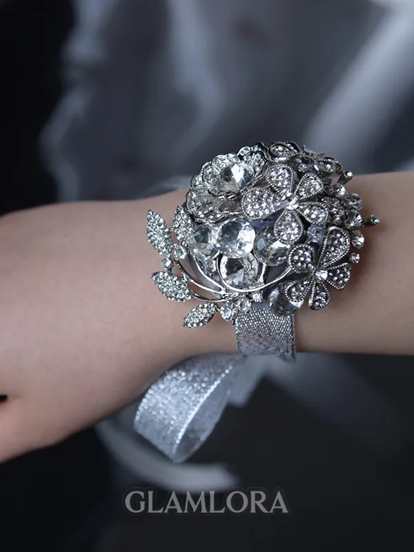 Pretty Satin Wrist Corsage