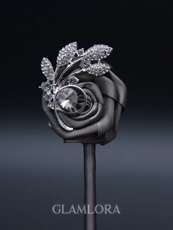 Delicate Free-Form Cloth Boutonniere(Sold in a single piece)