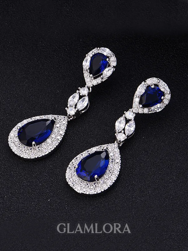 Elegant Copper With Crystal Hot Sale Earrings