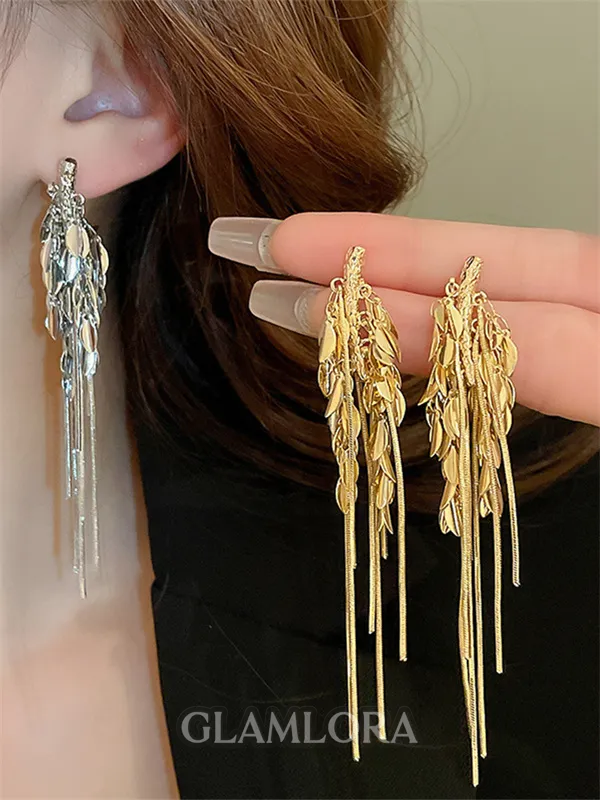 Classic Copper With Tassel Earrings