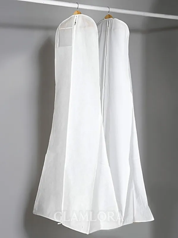 White Elegant Gown Length Garment Bags