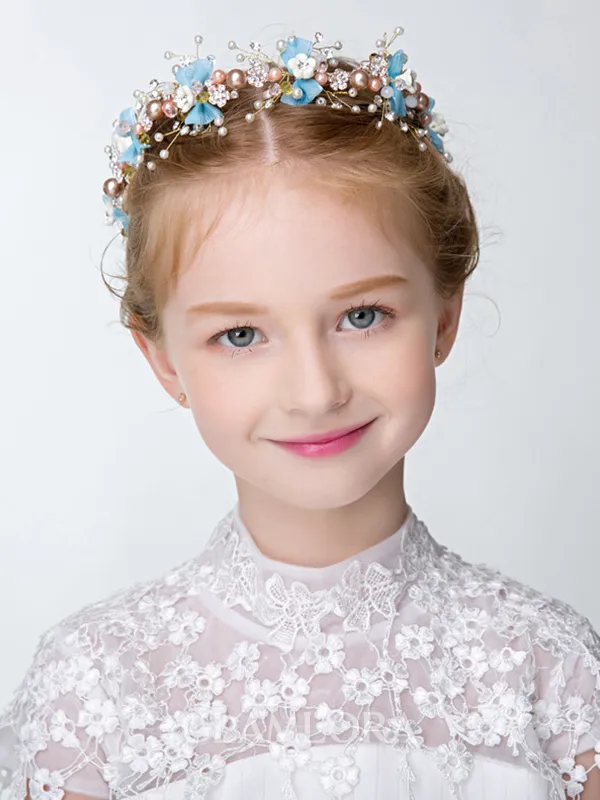 Lovely Alloy With Imitation Pearl Headbands