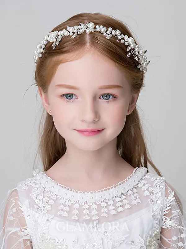 Chic Alloy With Imitation Pearl Headbands