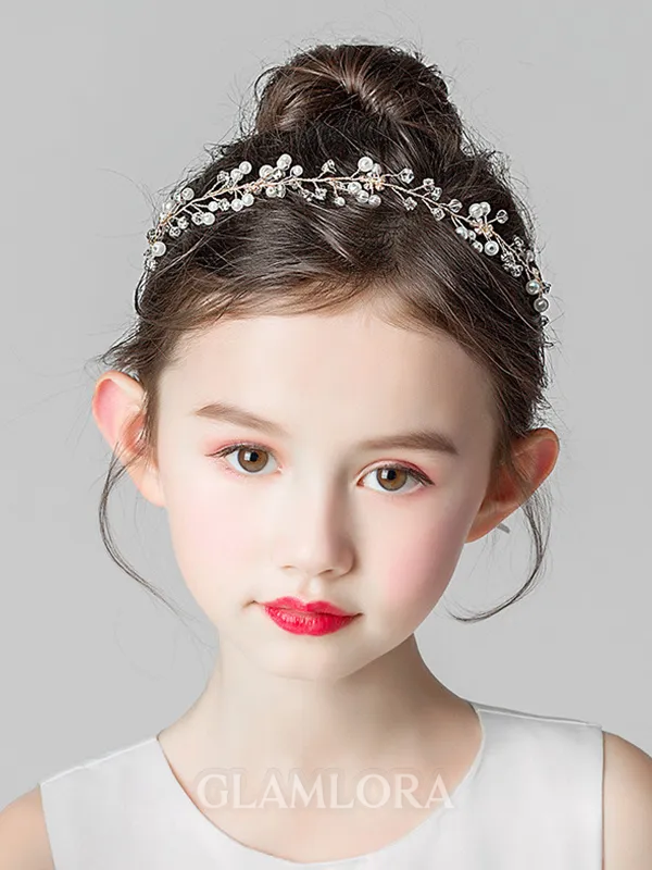 Classic Alloy With Imitation Pearl Headbands