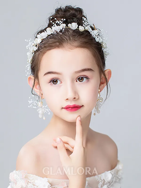 Shinning Alloy With Imitation Pearl Headbands