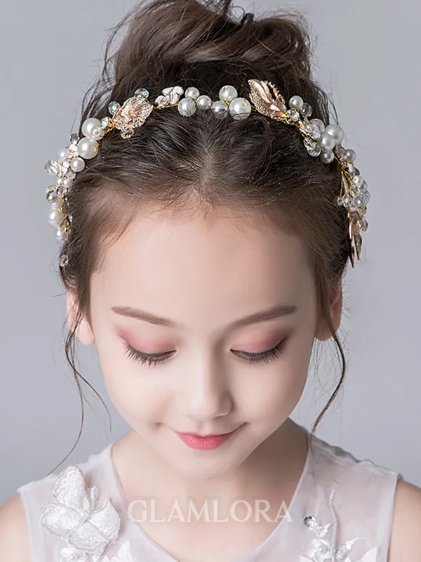 Gorgeous Alloy With Imitation Pearl Headbands