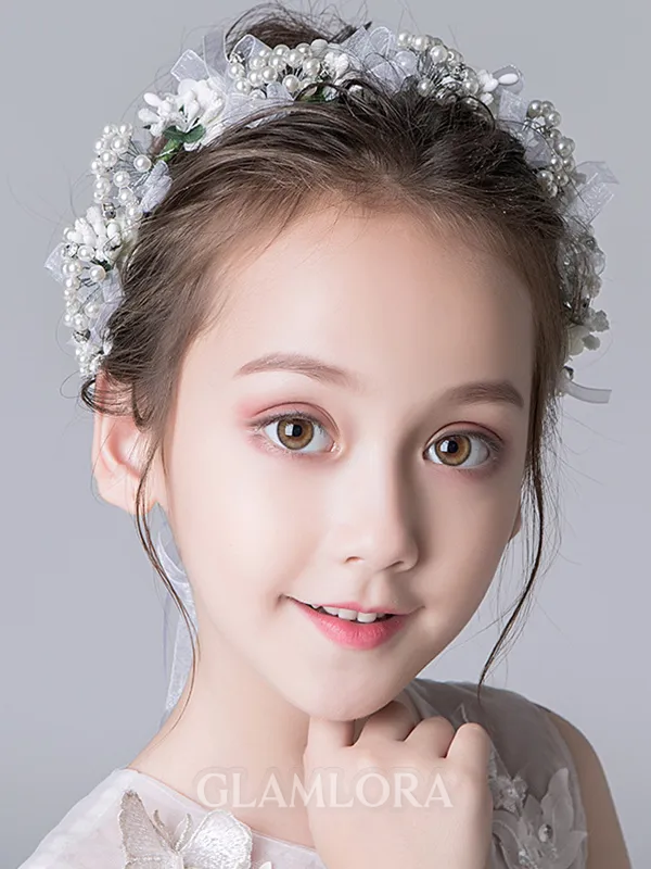 Charming Alloy With Imitation Pearl Headbands