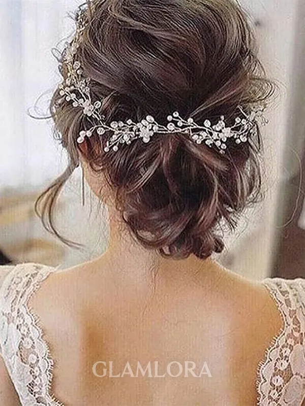 Charming Alloy With Imitation Pearl Headbands