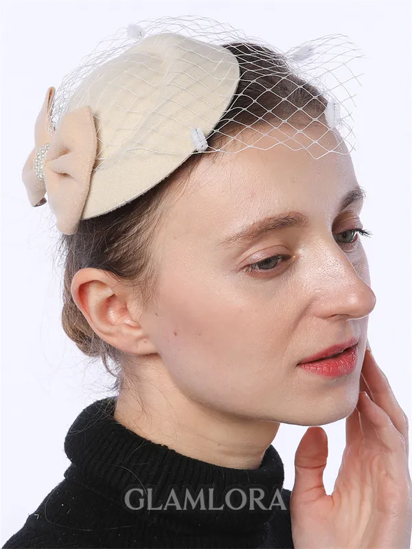Ladies' Elegant Bowknot Tea Party Hats