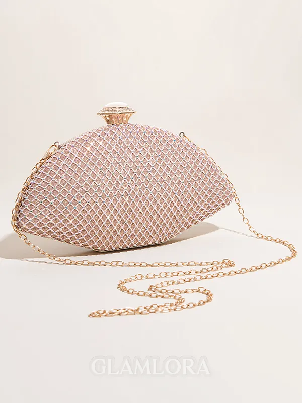 Stunning Polyester With Rhinestone Evening/Party Handbags