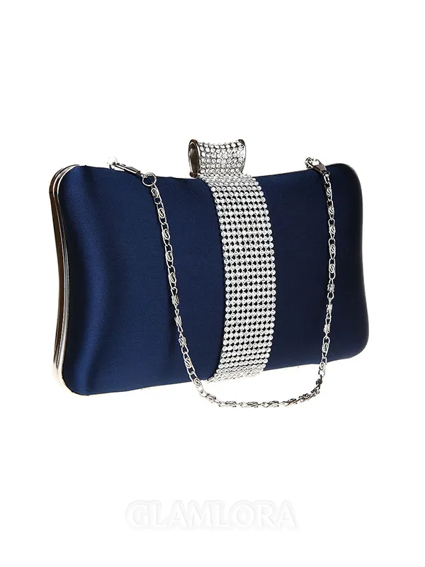 Fancy Polyester With Rhinestone Evening/Party Handbags