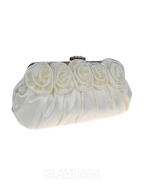 Exquisite Silk With Flower Evening/Party Handbags