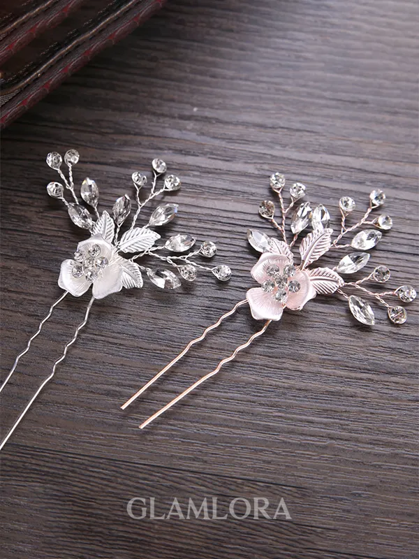 Very Elegant Flowers Alloy Headpieces