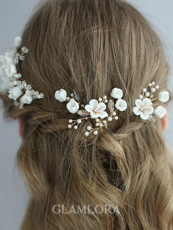 Exquisite Alloy With Flower Headpieces