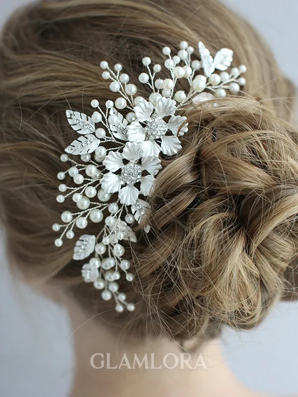 Exquisite Alloy With Pearl Headpieces