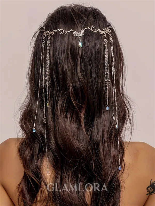 Fancy Metal Crystal Headpieces