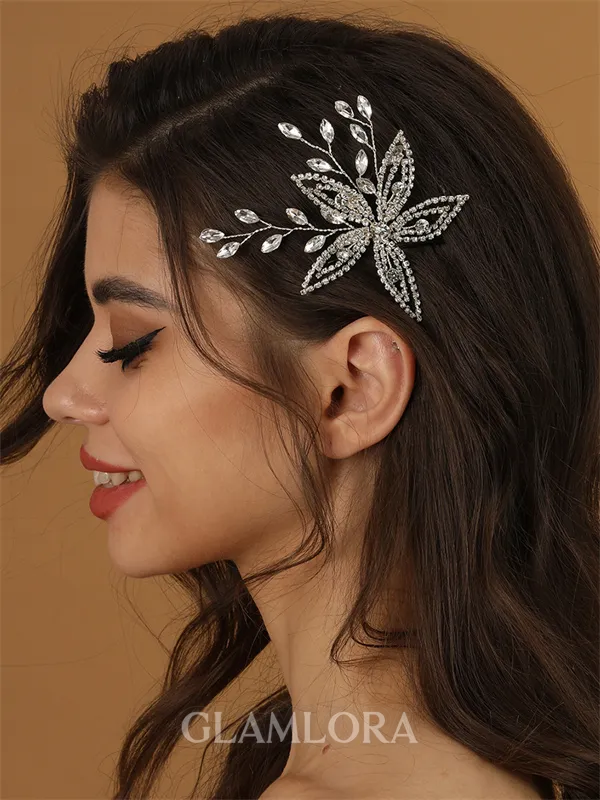 Blooming Rhinestone Headpieces