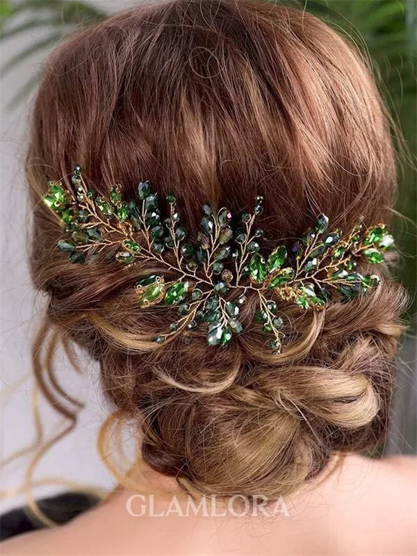 Simple Crystal Headpieces