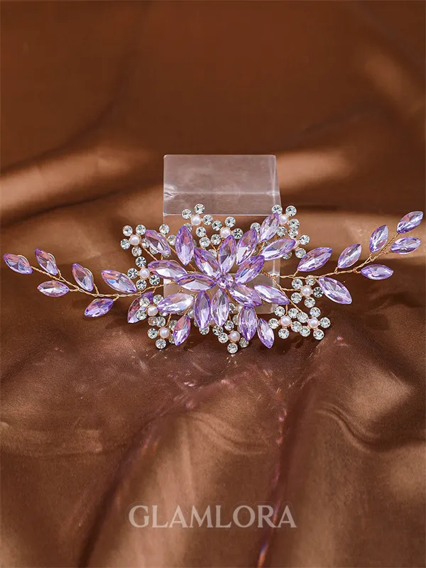 Beautiful Pearls With Rhinestone Headpieces
