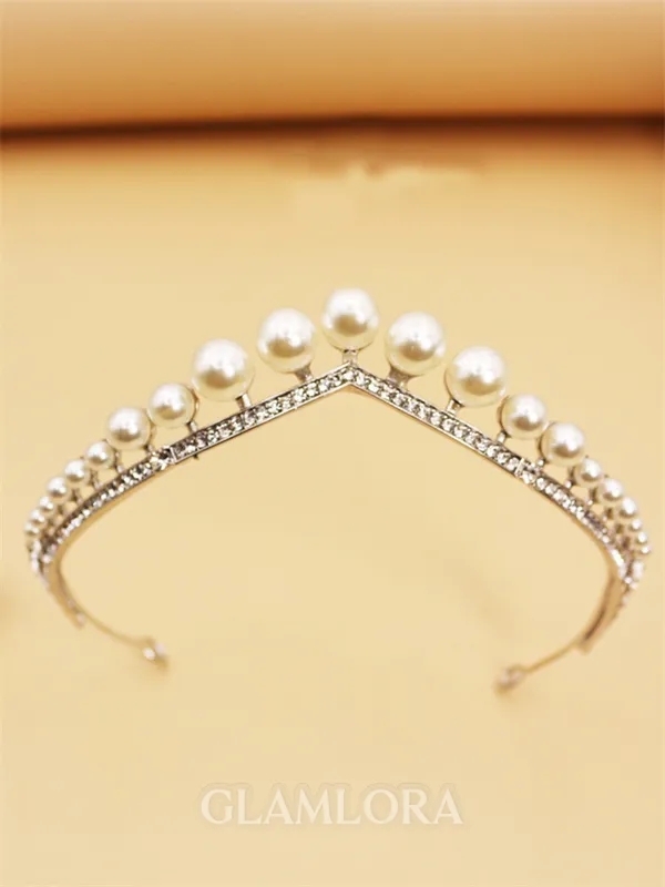 Stunning Alloy With Imitation Pearl Headpieces