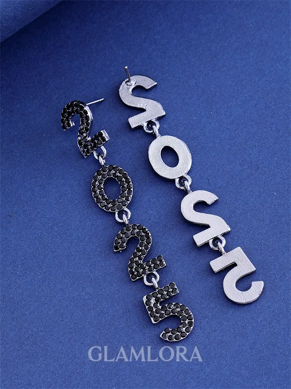 Attractive Alloy With Rhinestone Earrings