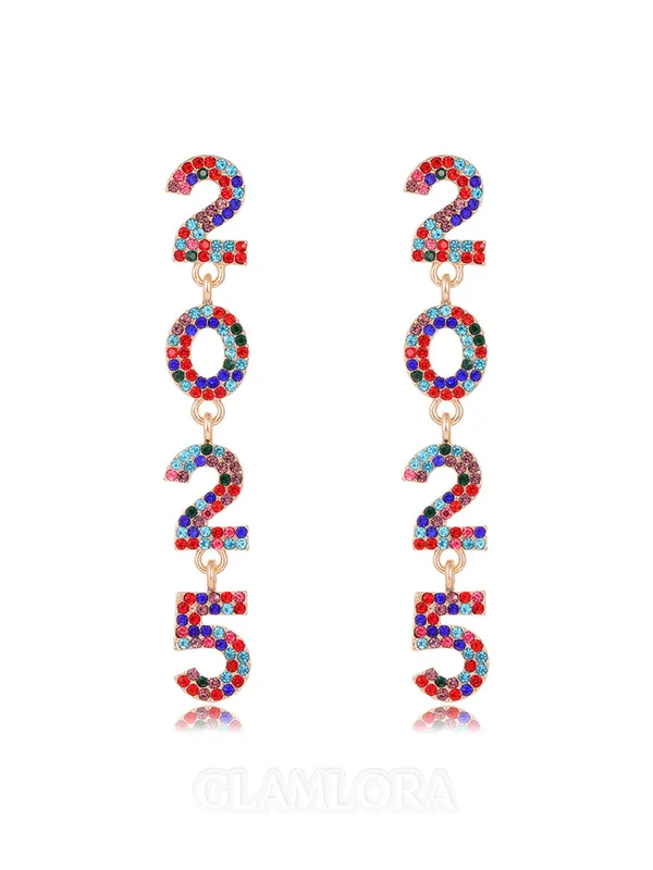 Brilliant Alloy With Rhinestone Earrings