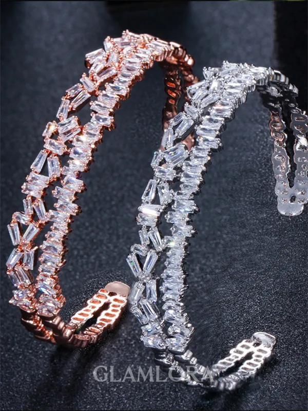 Fashion Copper With Rhinestone Bracelets