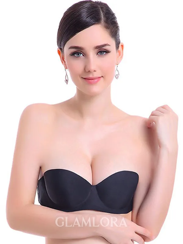 Spandex 1/2 Cup Strapless Invisible Bra