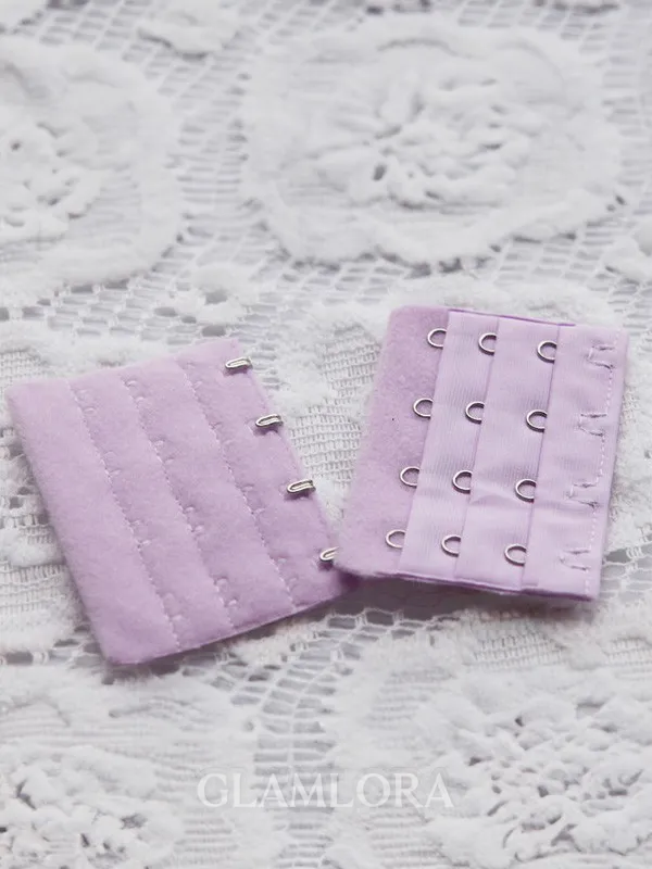 Soft Three Rows Four Hooks Bras Strap Extender Extension Back Band