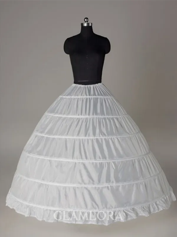 Nylon Ball-Gown 1 Tier Floor Length Slip Style/Wedding Petticoats