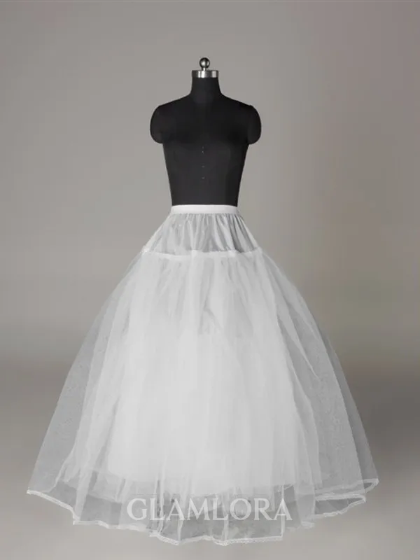 Tulle Netting Ball-Gown 3 Tier Floor Length Slip Style/Wedding Petticoats