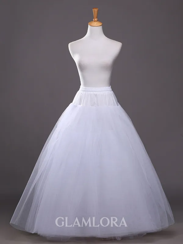 Tulle Ball Gown 4 Tier Floor-Length Wedding Petticoats