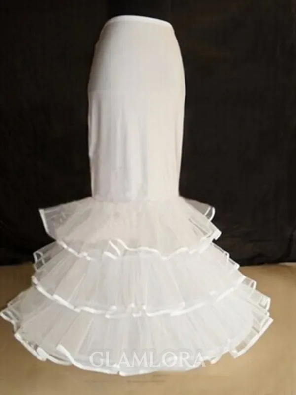 Tulle Trumpet/Mermaid 3 Tier Floor-Length Wedding Petticoats
