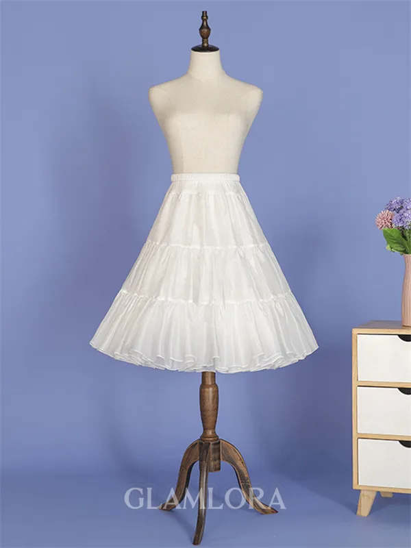 Tulle A-Line Tea-Length Wedding Petticoats