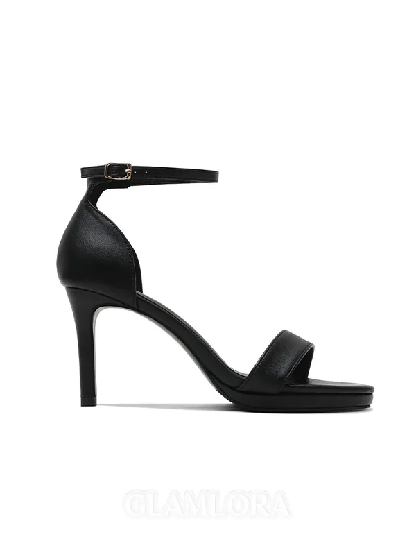 Women's Peep Toe Stiletto Heel Shoes