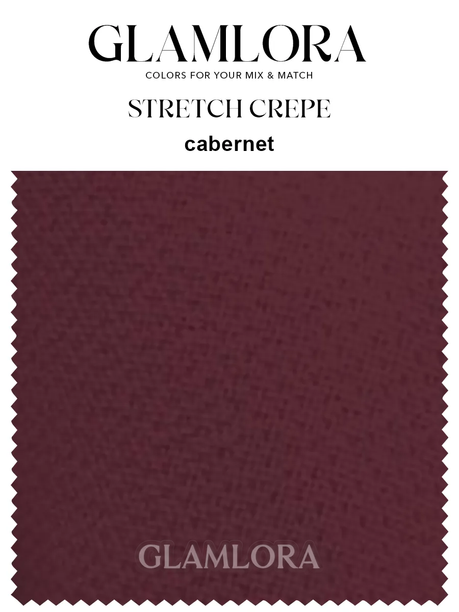 Stretch Crepe Fabric Color Swatch