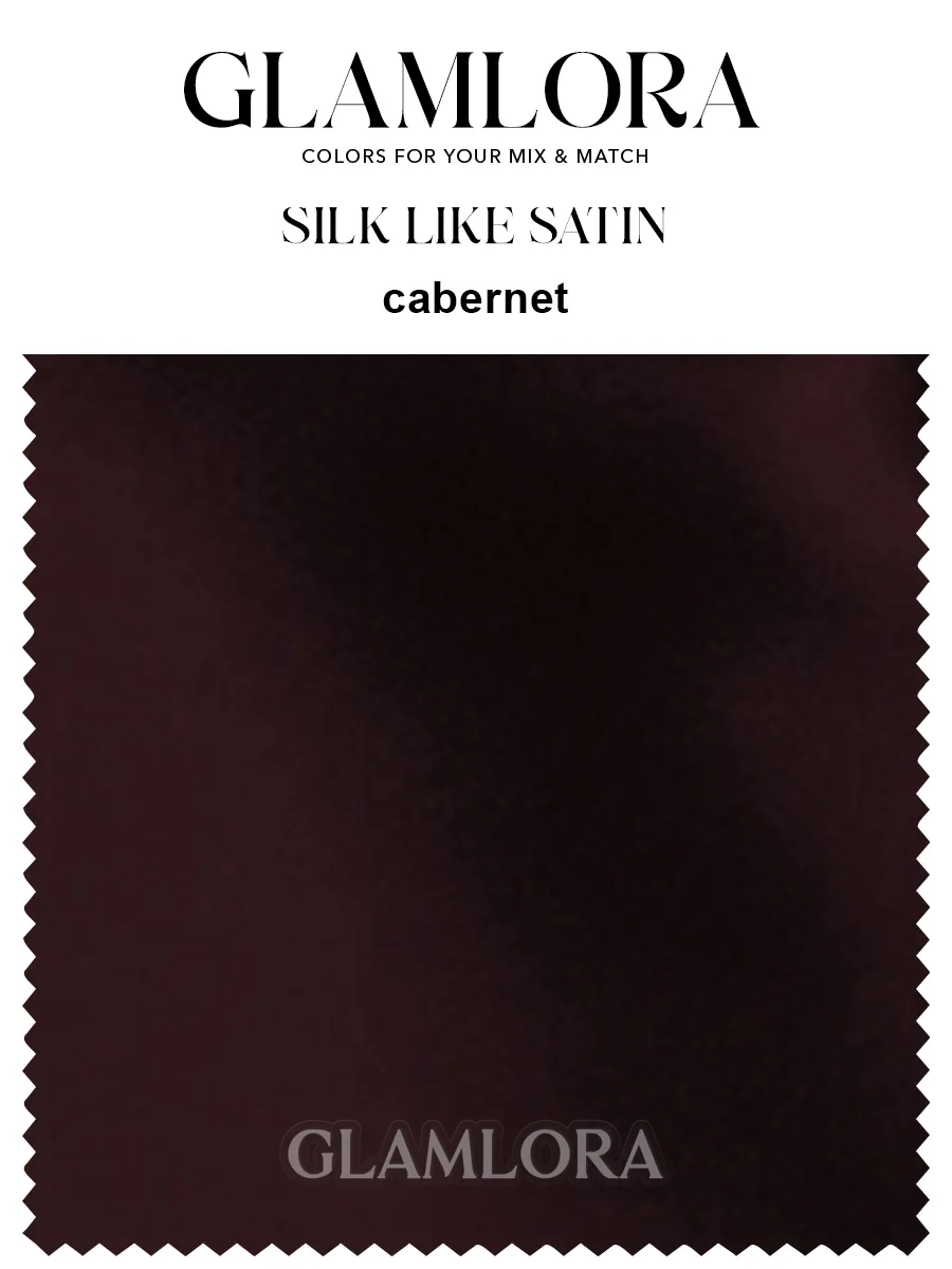 Silk Like Satin Fabric Color Swatch