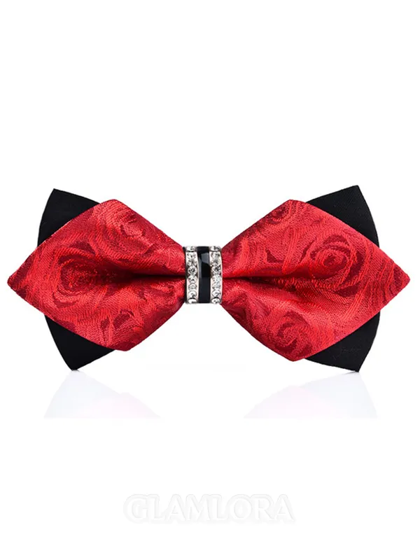 Floral Polyester Bow Tie