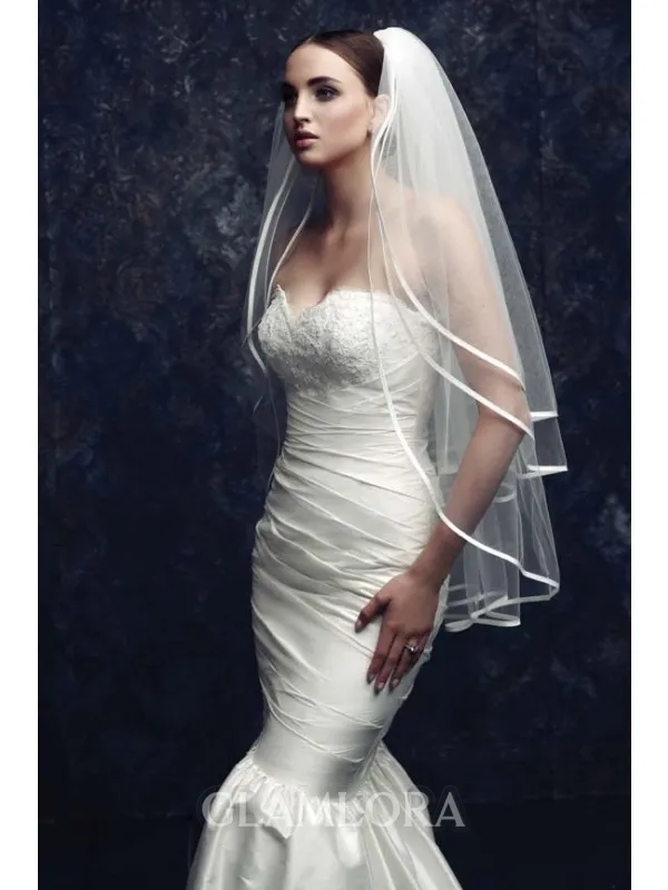 Gorgeous 3 Layer Tulle Wedding Veils