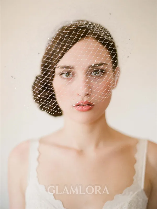 Wonderful One-tier Birdcage Veils