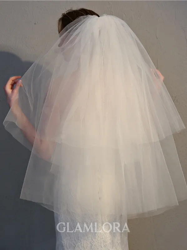 Pretty 2 Layer Tulle Wedding Veils
