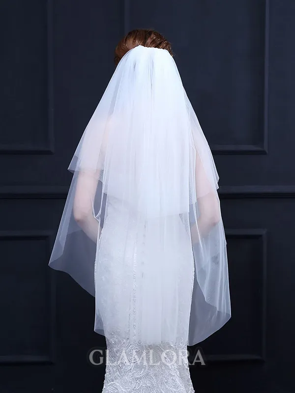 Pretty 2 Layer Tulle Wedding Veils