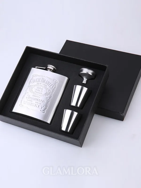Groomsmen Gifts-Fancy Stainless Steel Flask