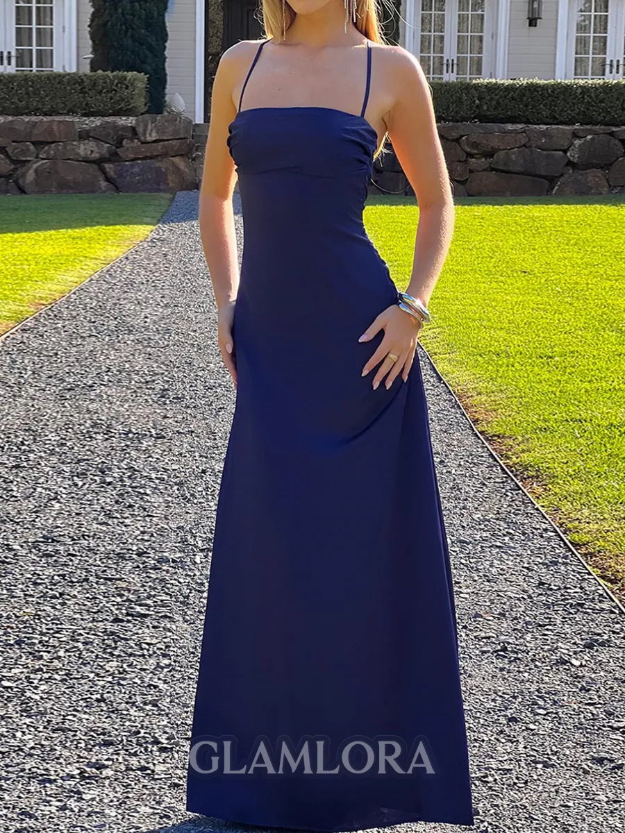 Mesmerizing Sheath Square Pleated Floor-Length Charmeuse Corset Prom Dress