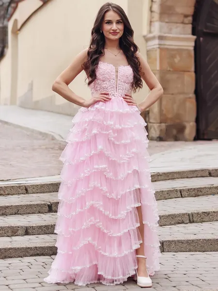 Stunning A-line Spaghetti...