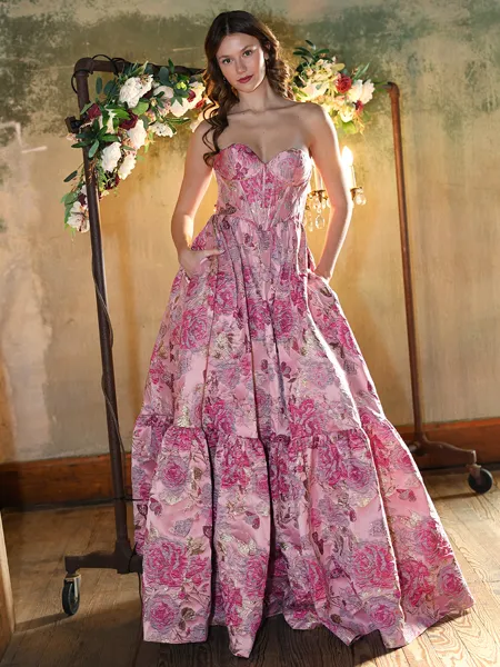 Glamorous A-Line Sweetheart...