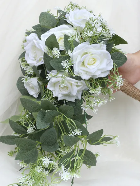 Elegant Cascade Silk Flower...